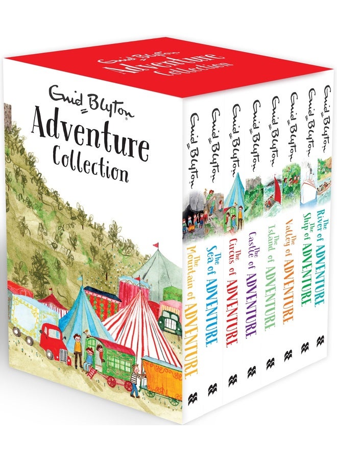 Enid Blyton Adventure Series Books 1 - 8 Collection Set (River, Circus, Ship, Mountain, Sea, Valley, Castle & Island)