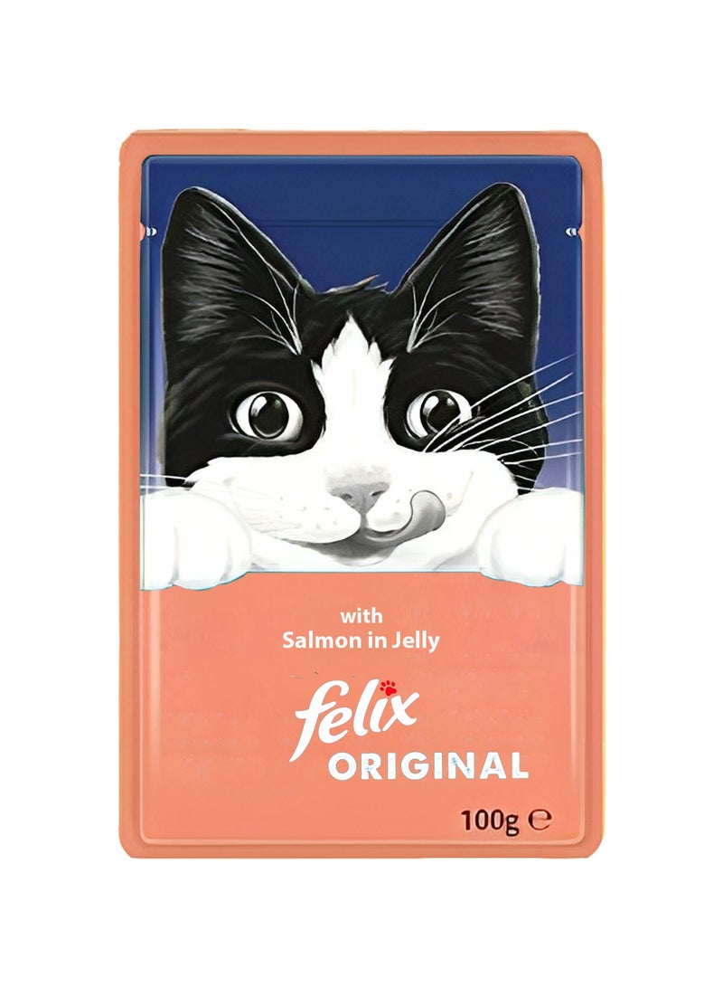 فيلكس سمك السلمون الأصلي في جيلي فيليكس 100 غرام