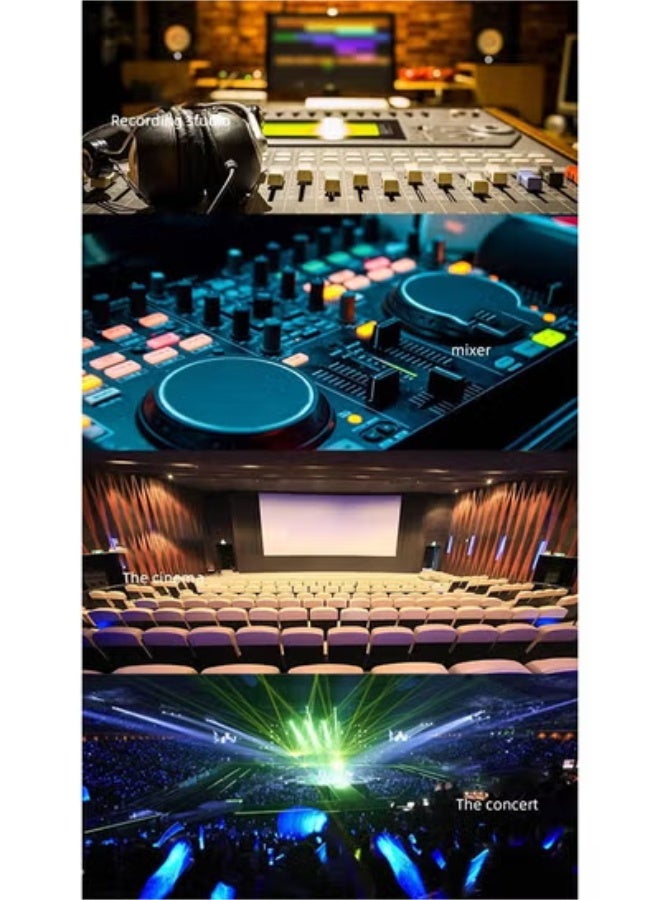 Peachjoy XLR Cables, Microphone Cables (10 ft 4N OFC WIRE) XLR Male to XLR Female Balanced 3 PIN Mic Cables, Compatible with Preamps Speaker Systems and More, 6MM PVC Jacket, XLR Cable (3m) - Image 3