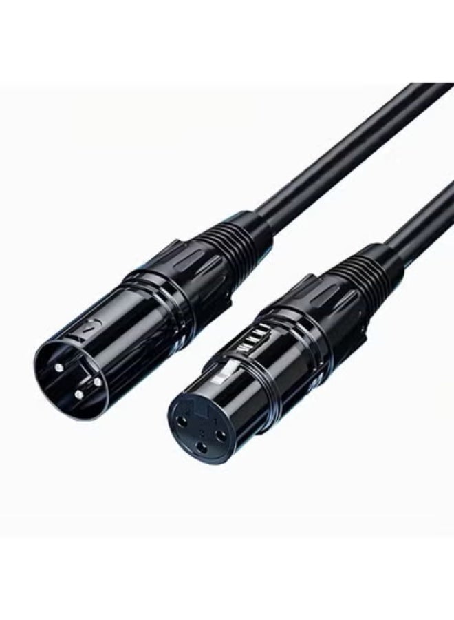 Peachjoy XLR Cables, Microphone Cables (10 ft 4N OFC WIRE) XLR Male to XLR Female Balanced 3 PIN Mic Cables, Compatible with Preamps Speaker Systems and More, 6MM PVC Jacket, XLR Cable (3m) - Image 1
