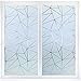 Viseeko Frosted Glass Window Film: Privacy Window Decorative Film Removable Static Clings UV Blocking Non-Adhesive - Image 2