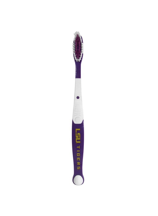 سيسكيو مجموعة فرشاة أسنان وحقيبة سفر للجنسين من Siskiyou Sports NCAA LSU Tigers، باللون الأبيض، مقاس واحد - Image 2
