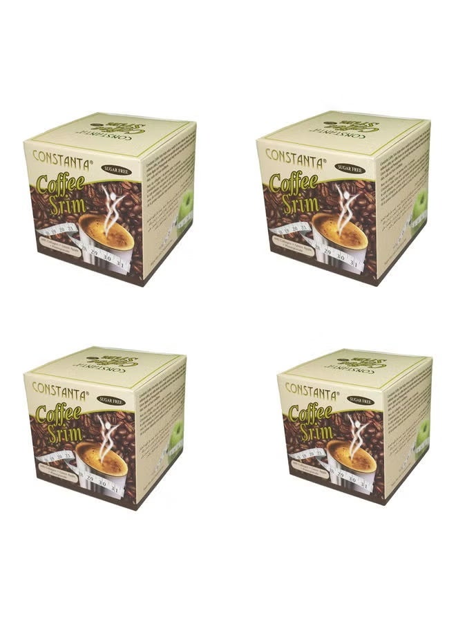Srim Sugar-Free Coffee, 12 Sachets - 4 Pieces, 720g