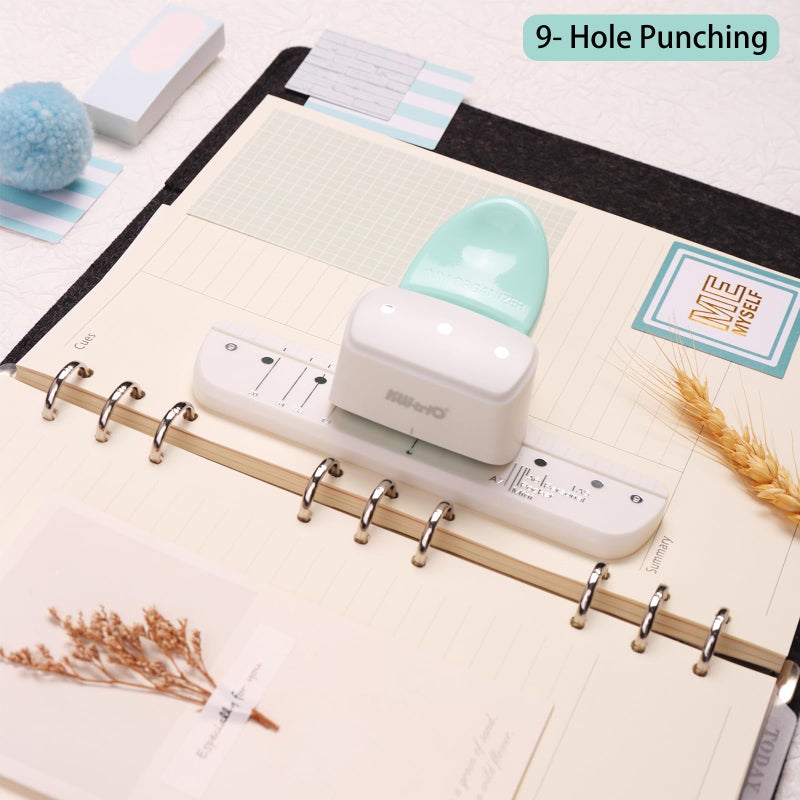 KW-triO 3 Hole Punch 4MM Diameter Hole Puncher Paper Punch for Scrapbook, Loose-Leaf Notebook, Pocket Book (3 Hole with 4mm in Diameter) - Image 5