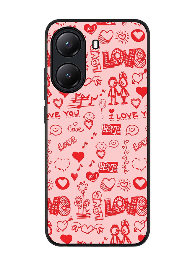 Stylizedd غطاء لجهاز Xiaomi Poco X7 Pro 5G، حماية كاميرا نحيفة، غطاء هاتف مضاد للصدمات - حب دودي - Image 1