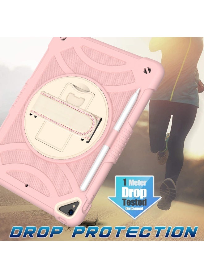NIBEMINENT Case for ipad 9th/8th/7th Generation 10.2'' Heavy Duty Screen Protector 360° Rotating Stand Handle Pencil Holder Shockproof Drop Protection Shoulder/Hand Strap Durable Kids-Friendly  - Image 5