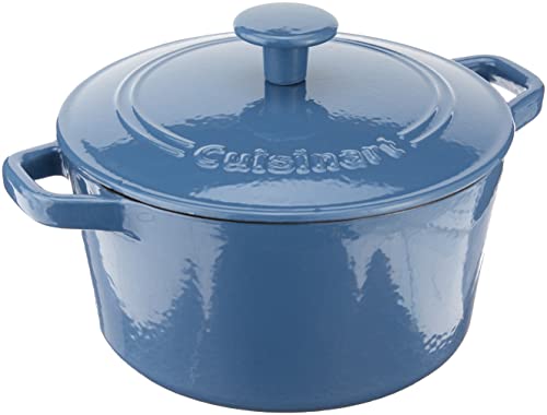 Cuisinart 3 Qt Casserole Covered Enameled Provencial Blue - Image 1