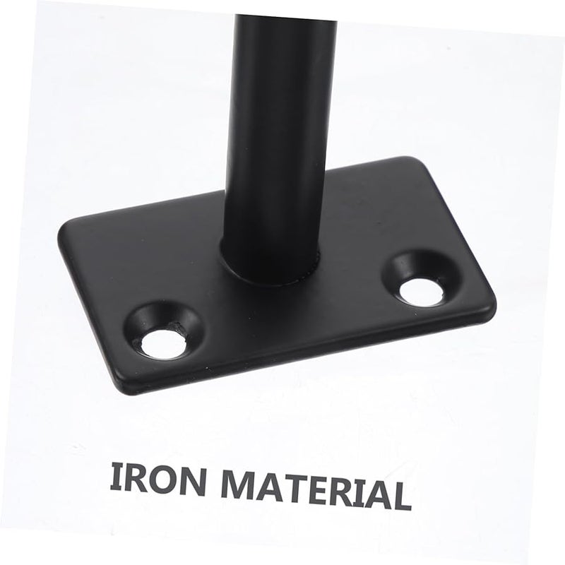 Jojofuny 4Pcs Hidden Shelf Bracket Heavy Duty No Screws Industrial Modern Look - Image 5