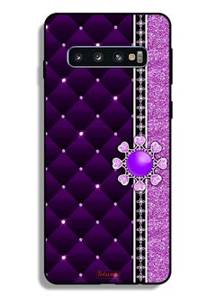 Tolwak Samsung Galaxy S10 4G Protective Case Cover Glitter Hearts  - Image 2