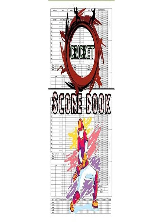 Gmefvr Cricket Score Book, Colored Fine Brite Paper, 40+2 Innings Capacity, Durable Binding, Structured Batting & Bowling Layout, Club & School Scorekeeping Ledger - Image 5