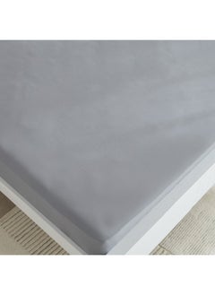 Home Box Derby Solid Microfiber Olympic Queen Fitted Sheet 160 X 200 X 25 Cm  - Image 1