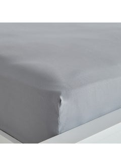Home Box Derby Solid Microfiber Olympic Queen Fitted Sheet 160 X 200 X 25 Cm  - Image 3