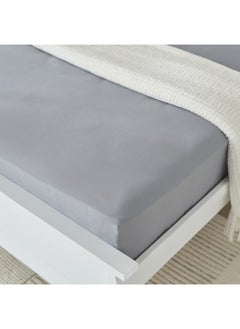 Home Box Derby Solid Microfiber Olympic Queen Fitted Sheet 160 X 200 X 25 Cm  - Image 2