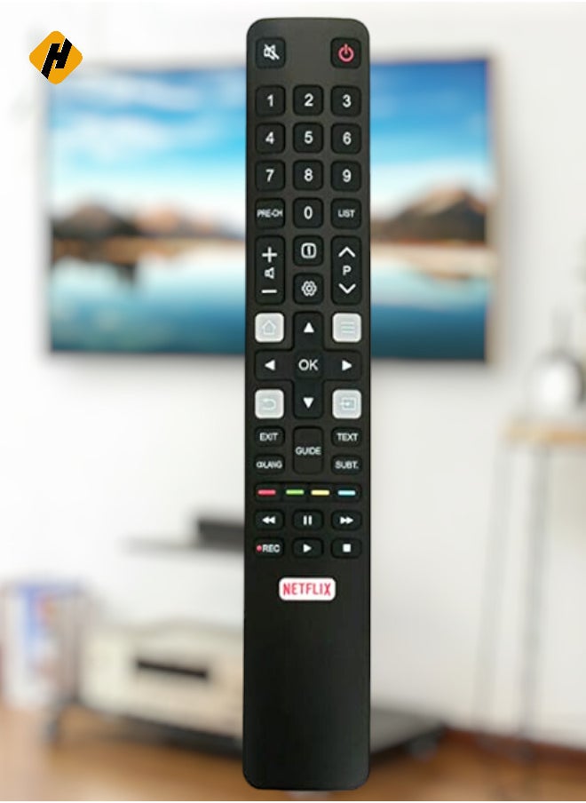 HuHa New GRC802N RC802N YAI2 Remote Control fit for TCL TV L50E3800FS LED55P6500US 
