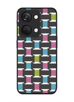 Rugged Black edge case for ONEPLUS NORD 3 5G / OnePlus Ace 2V, Slim fit Soft Case Flexible Rubber Edges Anti Drop TPU Gel Thin Cover -  Thread Roll