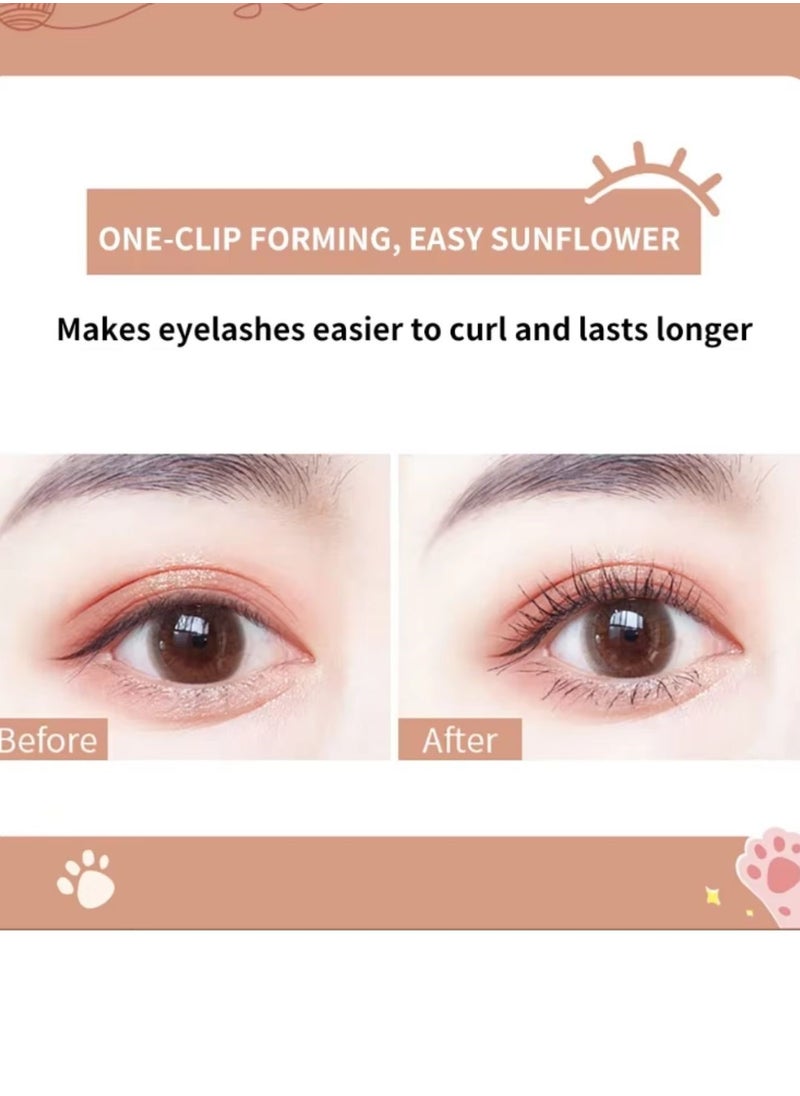 SOLARAE Professional Eyelash Curler for Women, 2 Pcs Cat Claw Cute Designs Long Lasting Makeup Accessories Tool Fits All Eyelash Shapes  - Image 4