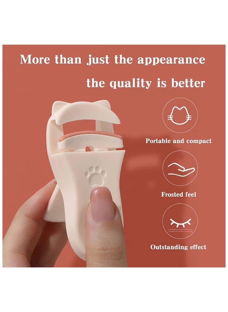 SOLARAE Professional Eyelash Curler for Women, 2 Pcs Cat Claw Cute Designs Long Lasting Makeup Accessories Tool Fits All Eyelash Shapes  - Image 2