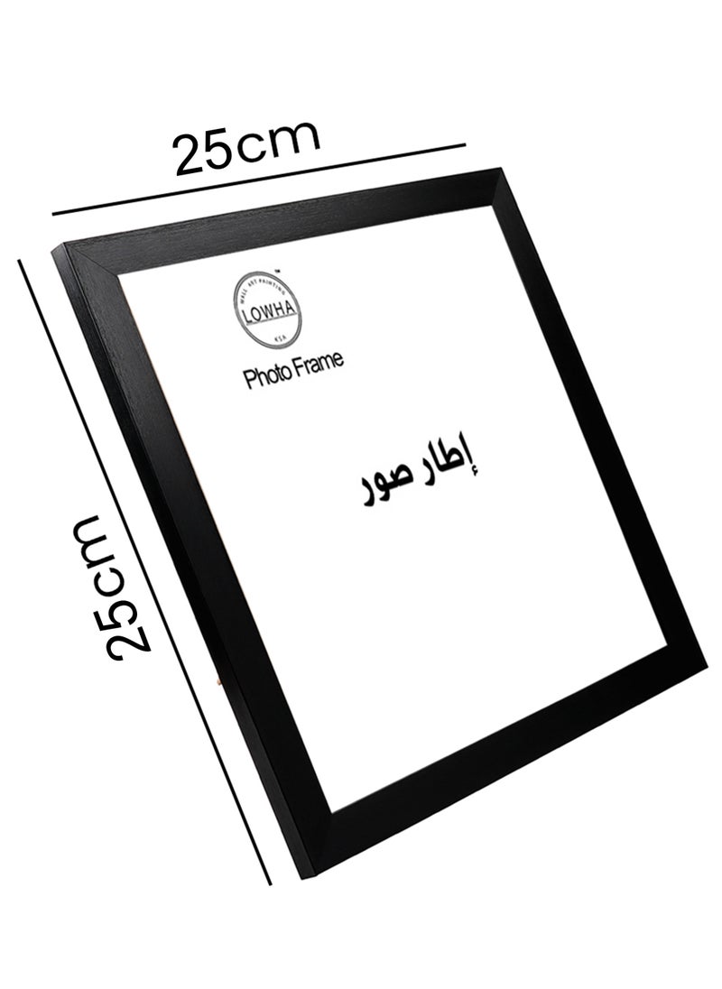 LOWHA Tabletop and Wall Photo Frame with Stand for Square Picture Wall Art  - Image 5
