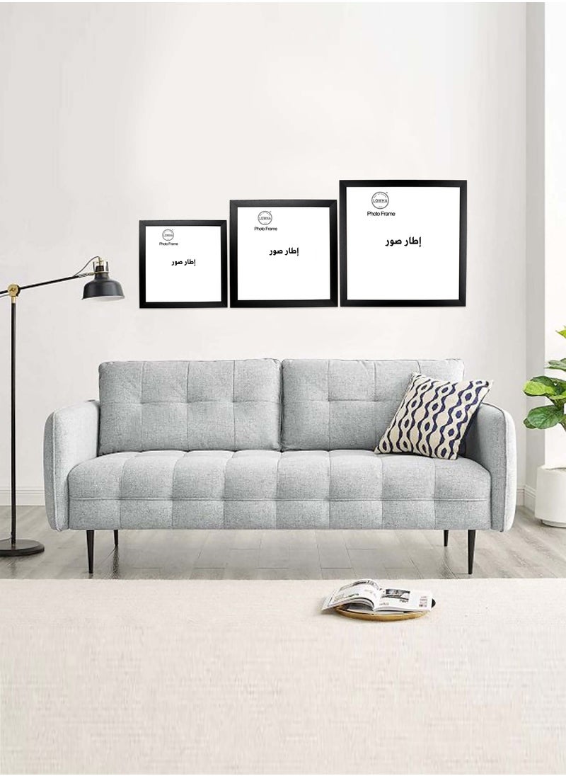 LOWHA - Tabletop and Wall Photo Frame with Stand for Square Picture Wall Art - Image 1