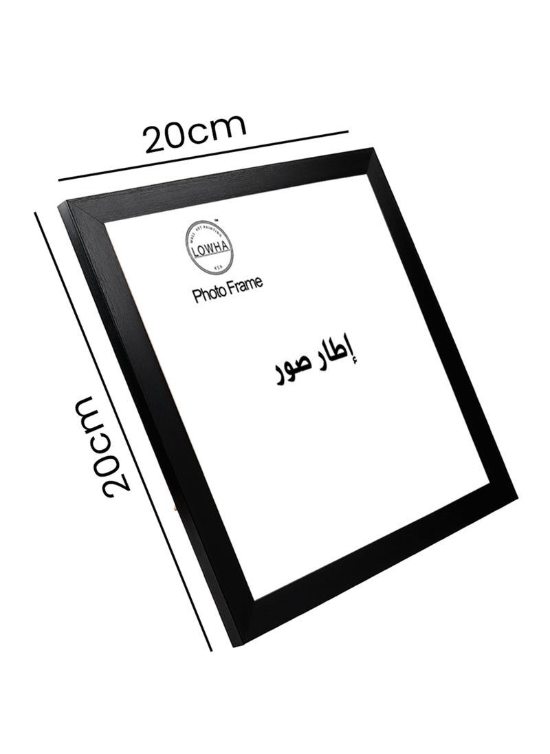LOWHA - Tabletop and Wall Photo Frame with Stand for Square Picture Wall Art - Image 1