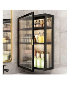 Generic Bathroom Shelf, Large Cosmetic Makeup Organizer, Wall Mounted Storage Shelves, for Bedroom Bathroom Kitchen Laundry Room (Single Door - 30cm)  - Image 1