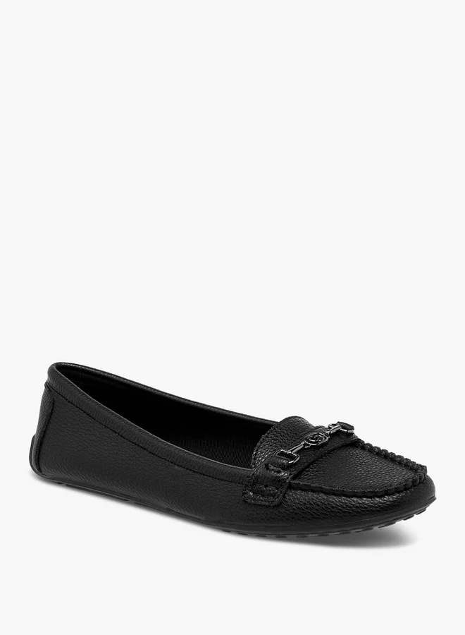 سيليست Women's Monogram Print Slip-On Loafers