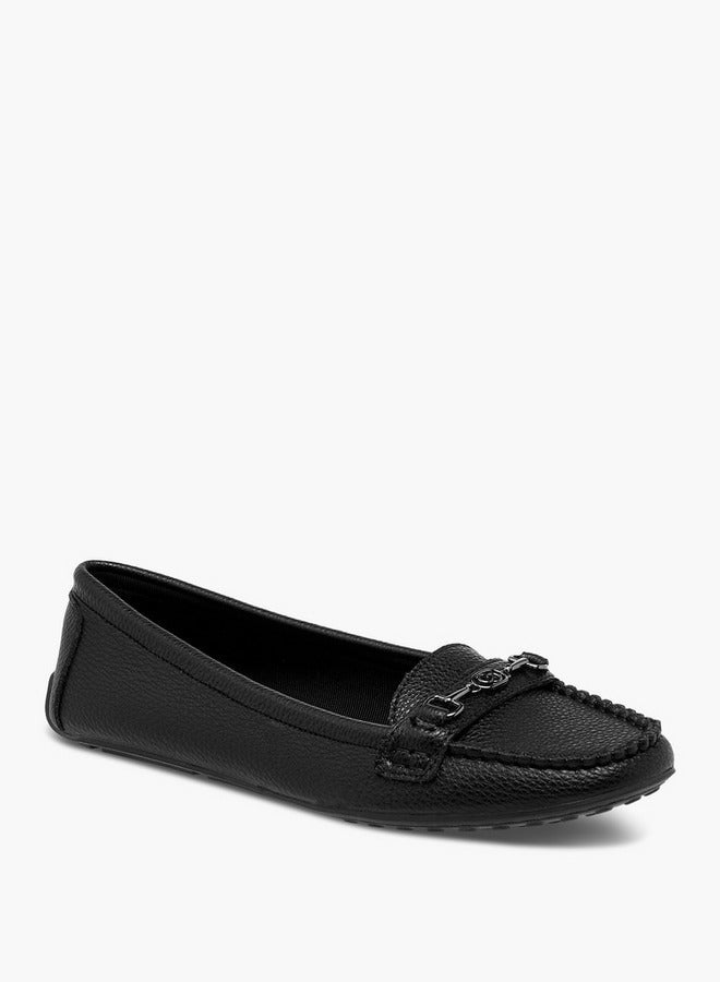 Celeste Women's Monogram Print Slip-On Loafers - Image 2