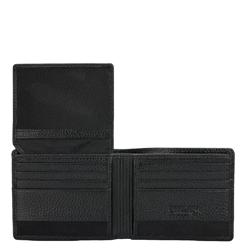 Da Milano black Monogram Bifold Men's Wallet for Men | Best Price UAE