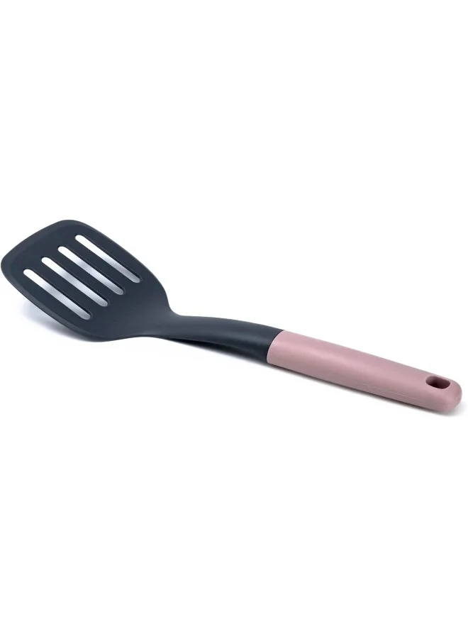 Cuisine Art Pp Handle Nylon Slotted Turner Maroon Rose