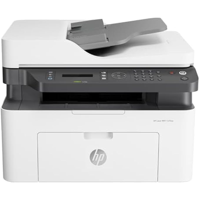 LASER MFP 137FNW PRINTER - PRINT, COPY, SCAN, FAX - BLACK AND WHITE, PRINTER FOR SMALL MEDIUM BUSINESS [4ZB84A] - Image 2