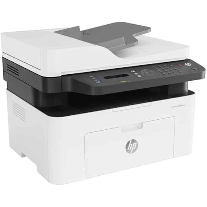 LASER MFP 137FNW PRINTER - PRINT, COPY, SCAN, FAX - BLACK AND WHITE, PRINTER FOR SMALL MEDIUM BUSINESS [4ZB84A] - Image 1