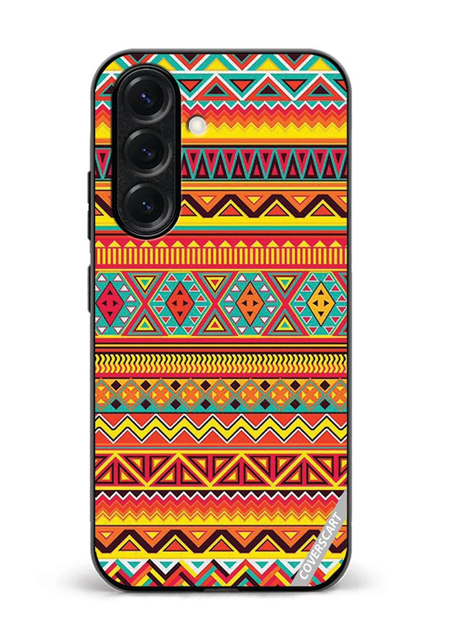 Protective Case Cover For Samsung Galaxy S25 Abstract Design Multicolour