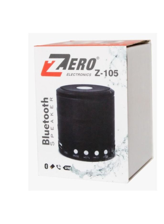 زيرو مكبر صوت بلوتوث محمول من زيرو Z-105S - أسود - Image 2