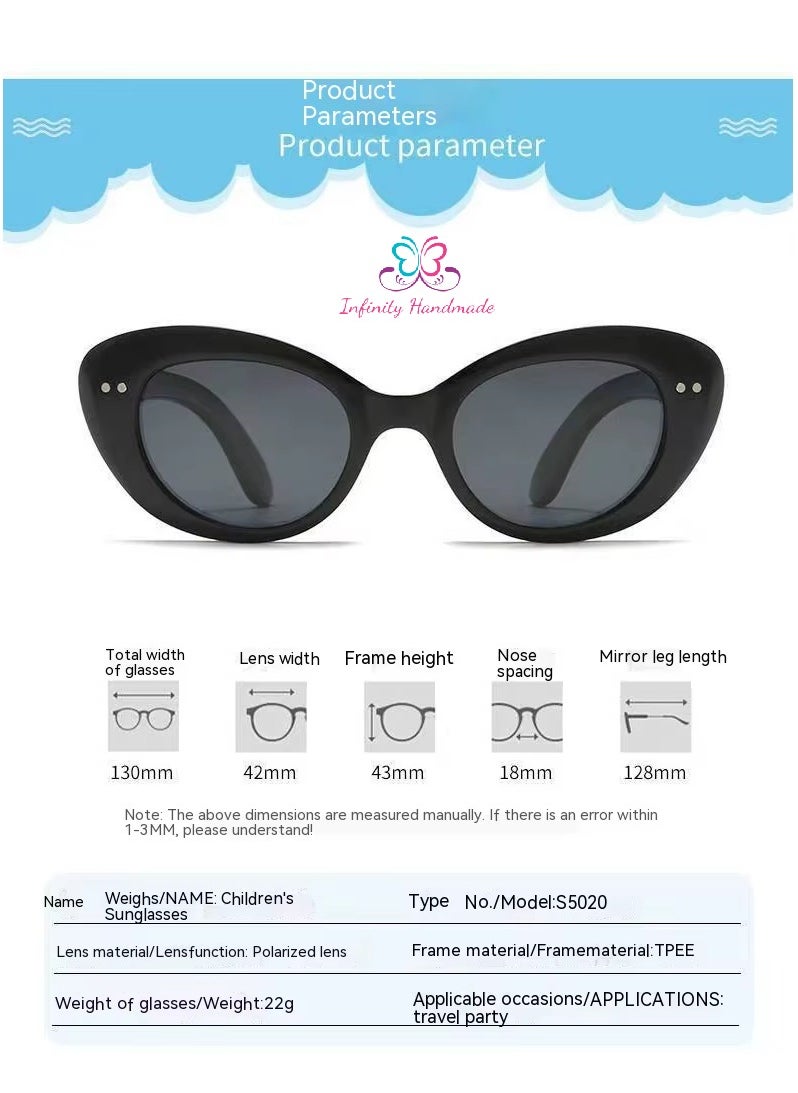 Generic Children Polarized Sunglasses Fashion, Silicone Flexible Safety, boy & girl, Outdoor, With the highest security Polarized,5020, from Seller INFINITYHANDMADE Only  - Image 3