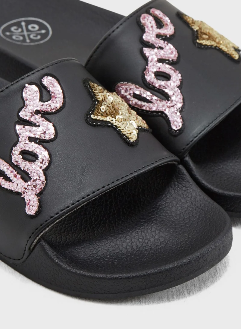 Coco Belle Flat Slide
