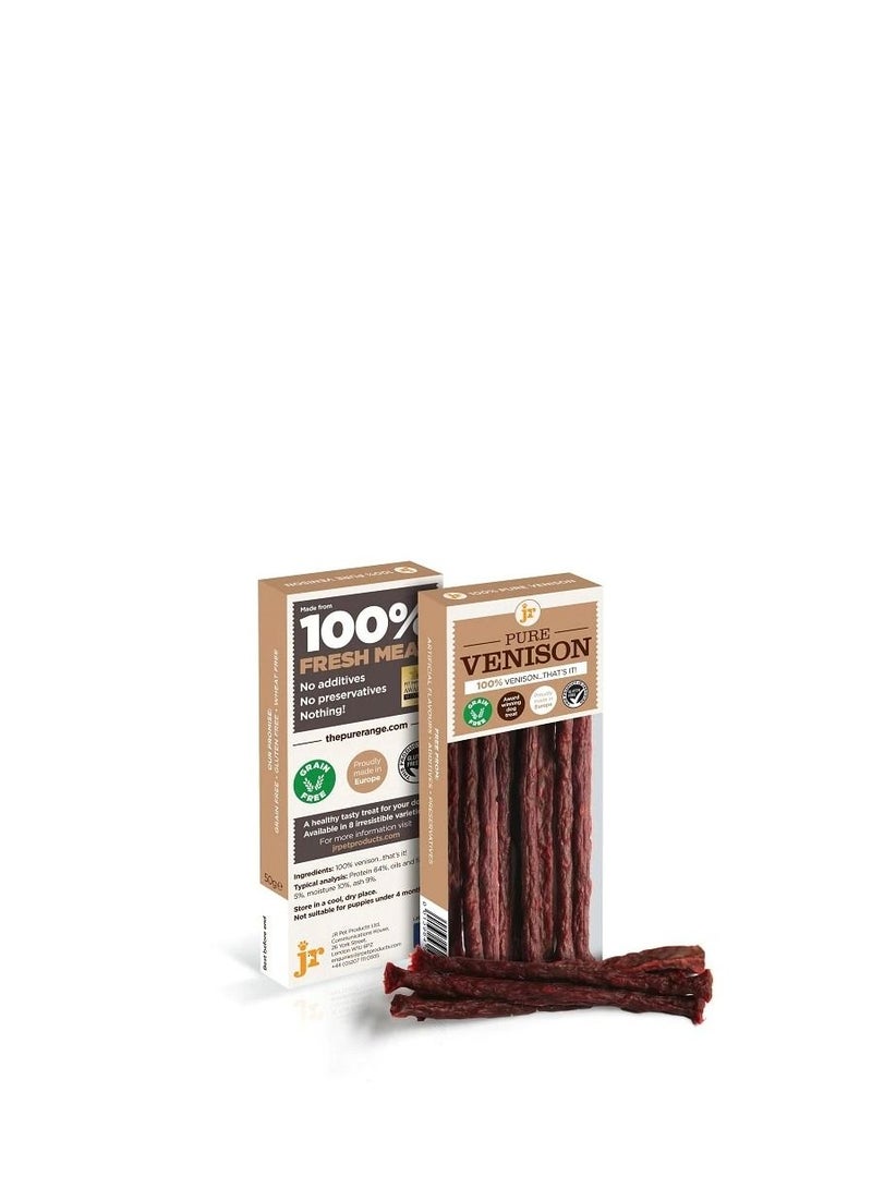 JR Pure Venison Sticks 50g