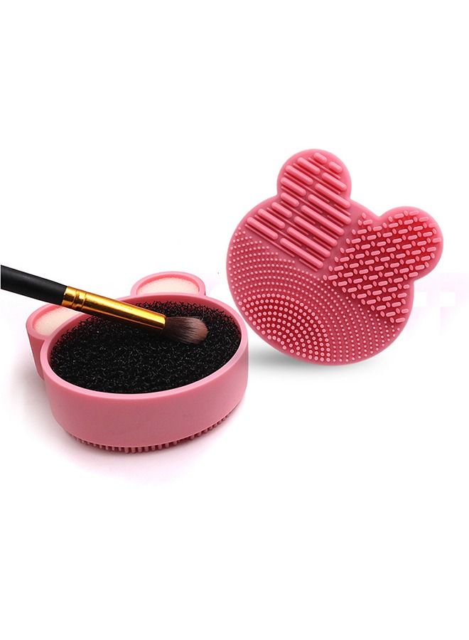 Generic Cute Bear Silicone Makeup Cleaning Tool  - Image 1