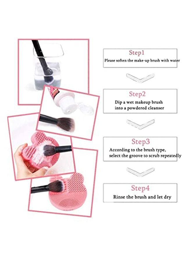 Generic Cute Bear Silicone Makeup Cleaning Tool  - Image 4