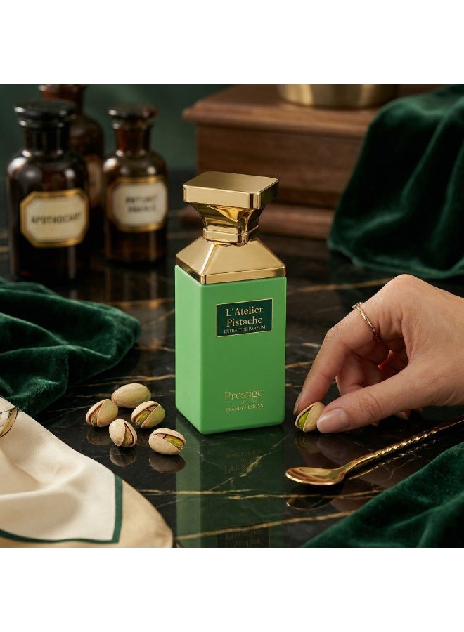 BRANDY DESIGNS L'Atelier Pistache Extrait De Parfum For Unisex 100ml - Image 4