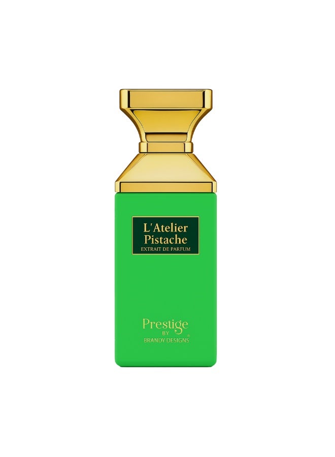 BRANDY DESIGNS L'Atelier Pistache Extrait De Parfum For Unisex 100ml - Image 2