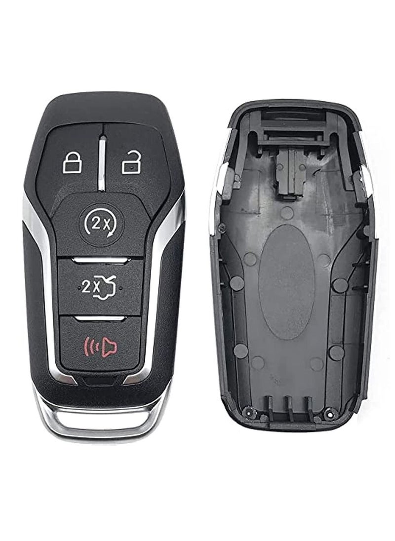 OIMG 5 Buttons Replacement Key Fob Cover Case For Ford Fusion Explorer Mustang Edge F150 F250 F350 Lincoln MKZ MKC Keyless Entry Car Remote Control Fob Shell  - Image 5