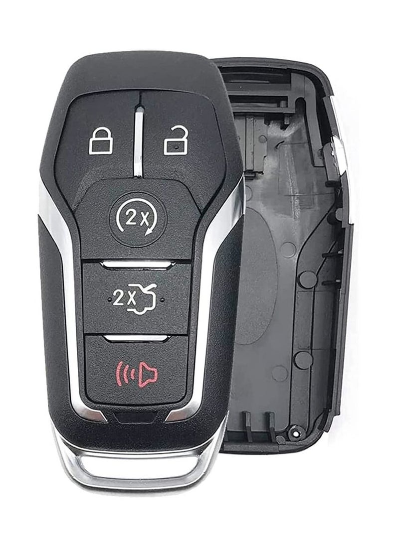 OIMG 5 Buttons Replacement Key Fob Cover Case For Ford Fusion Explorer Mustang Edge F150 F250 F350 Lincoln MKZ MKC Keyless Entry Car Remote Control Fob Shell  - Image 2