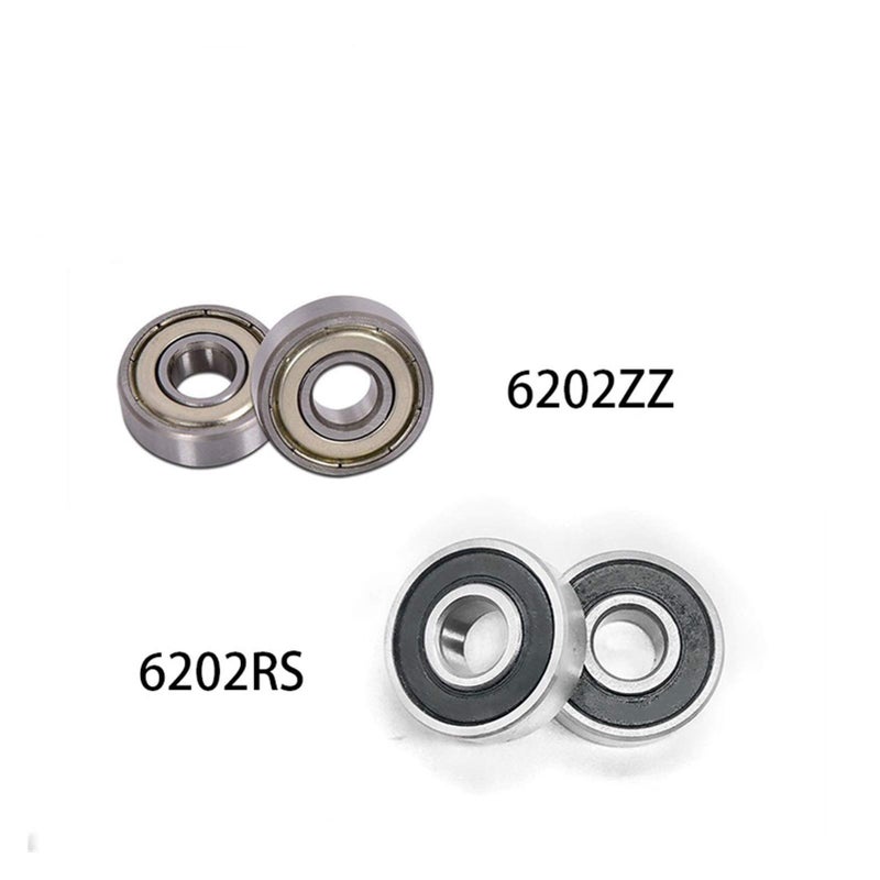 6202ZZ محمي محمل كريات ذو أخدود عميق 15x35x11 مم للحركة الخطية طابعة ثلاثية الأبعاد الأتمتة الصناعية - Image 3