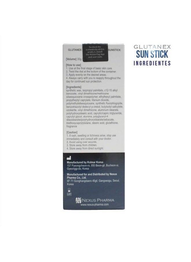 GLUTANEX - Melanin Blocking Sun Stick Spf 50+ Pa++++ With Glutathione - Image 1