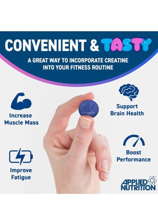 Applied Nutrition Creatine Gummies – 3000mg Creatine Monohydrate per Serving, 80 Vegan Gummies, (Blackcurrant Millions) Supports Muscle Strength & Performance - view 2