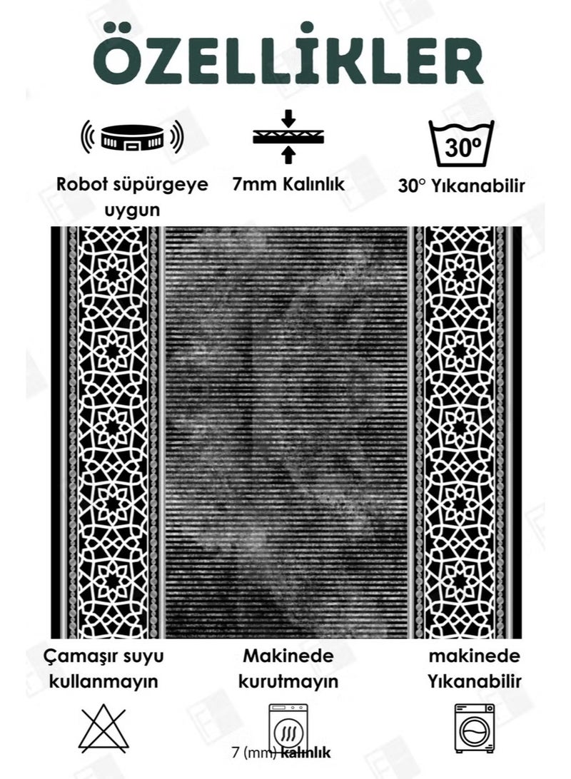 Faiend Washable Digital Printed Bathroom Mat Anti-Slip Base Toilet Seat Mat - Image 4