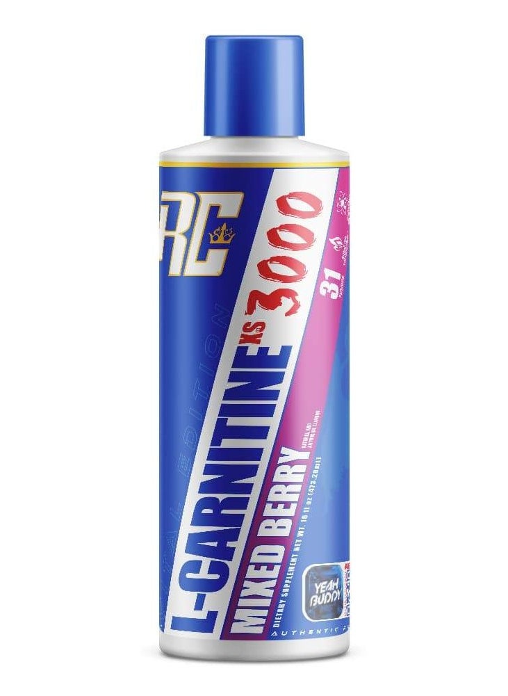 RONNIE COLEMAN Ronnie Coleman L-Carnitine Xs 3000 473ml Mixed Berry Flavor 31 Serving  - Image 1