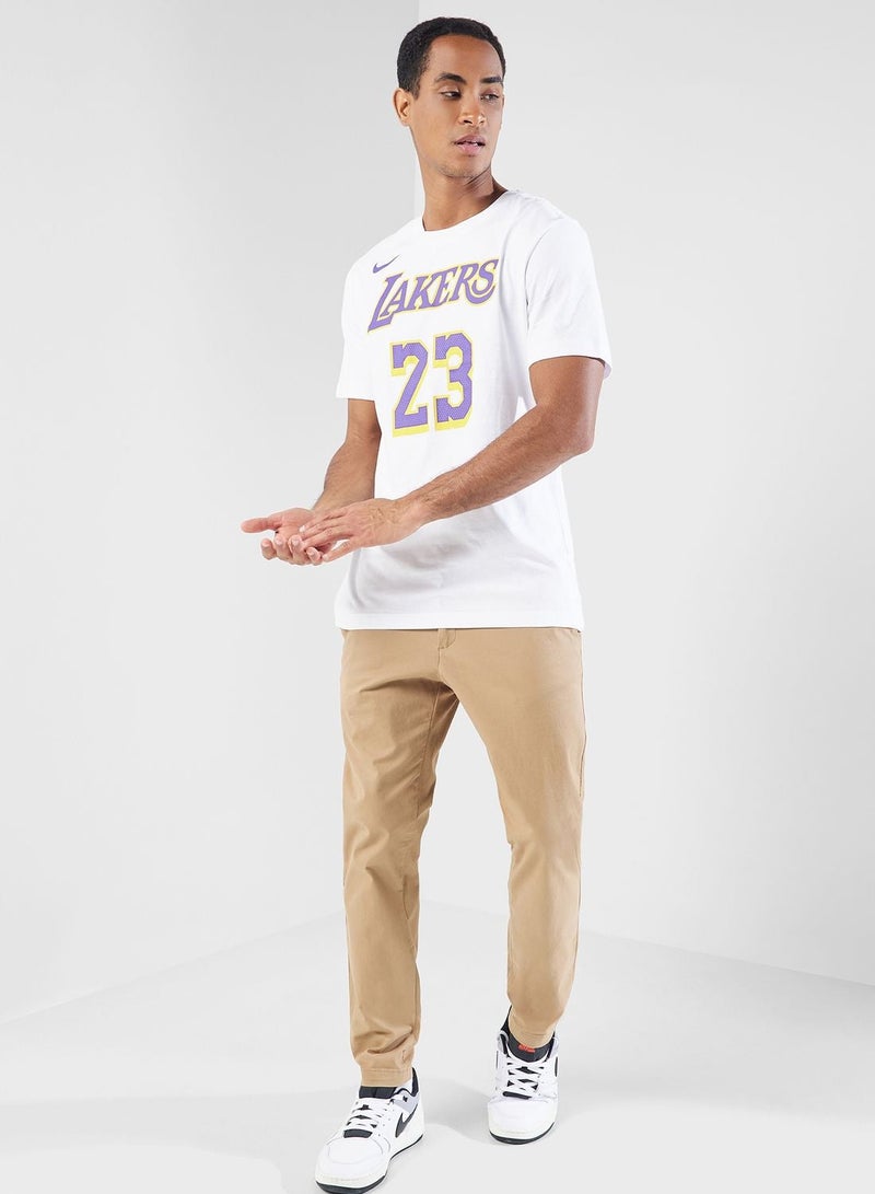 Nike Los Angeles Lakers Essential T-Shirt - Image 4