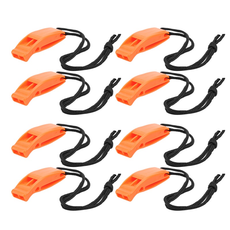 Emergency Whistle: High Quality Plastic, Sturdy Durable - Lightweight Portable, Water Sports Whistle for Boating Hiking Outdoor Survival & Life Jacket Accessory - Image 1