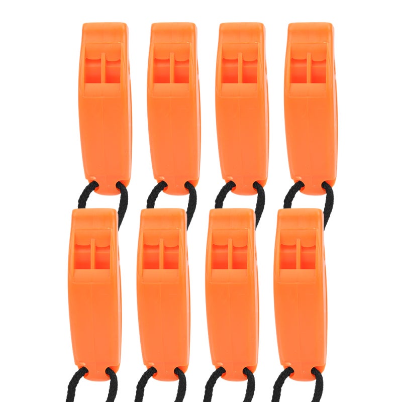 Emergency Whistle: High Quality Plastic, Sturdy Durable - Lightweight Portable, Water Sports Whistle for Boating Hiking Outdoor Survival & Life Jacket Accessory - Image 3